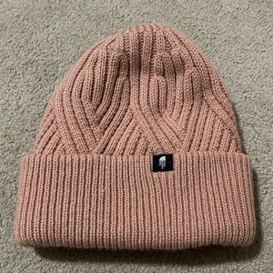 Brand new blush pink The North Face hat